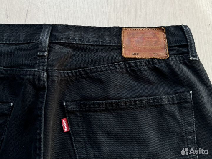 Levis 501 шорты джинсовые мужские оригинал