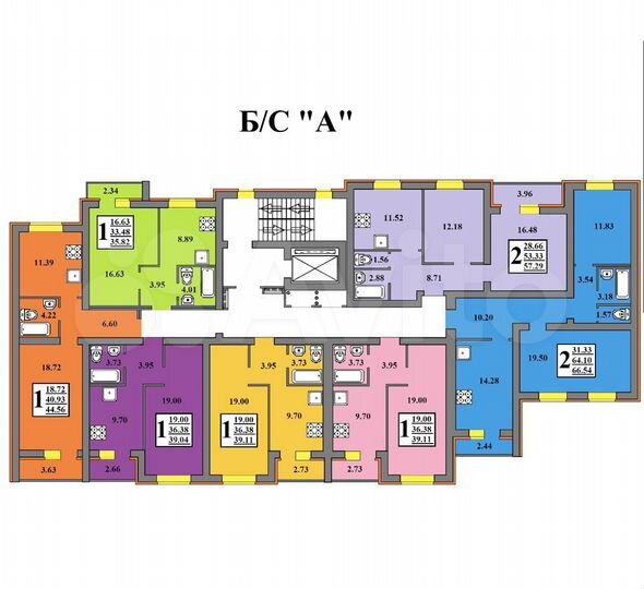 1-к. квартира, 39,1 м², 7/10 эт.