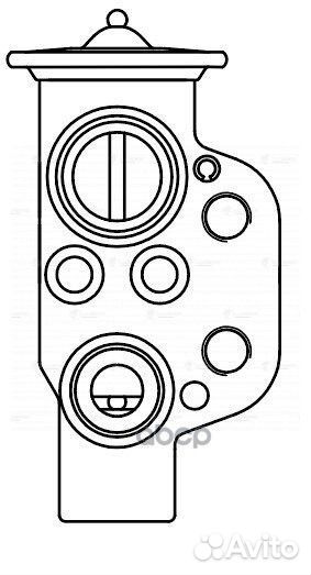 Клапан расш. кондиционера (трв) для а/м Skoda