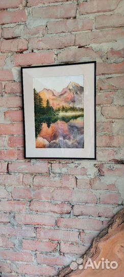 Картина акварель пейзаж