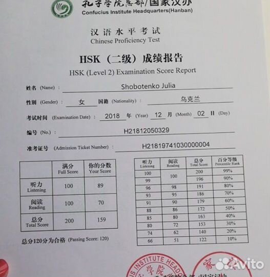 Репетитор по китайскому языку с опытом работы