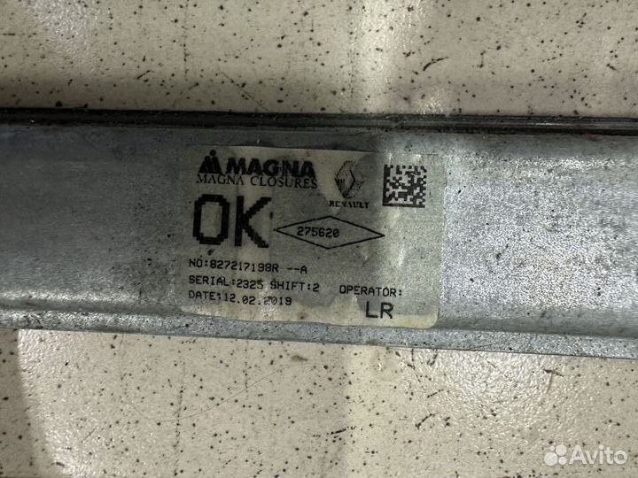 Стеклоподъемник задний левый Рено Логан 2019