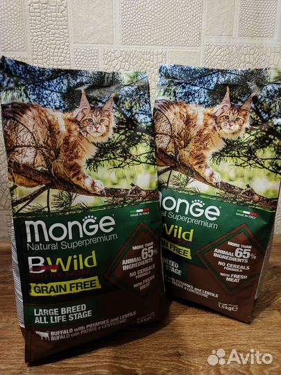 Корм Monge BWild для кошек