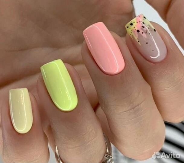 Маникюр наращивание ногтей гель ресницы