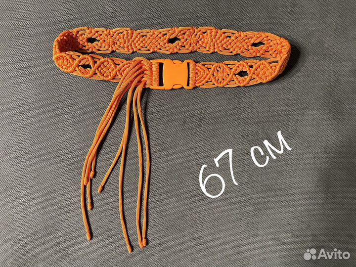 Ремень/пояс в стиле бохо (макраме)
