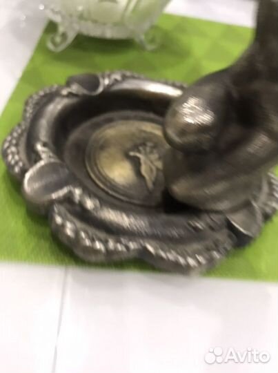 Пепельница Девушка старинная Раритет