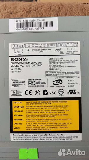 DVD-привод Sony CRX320E