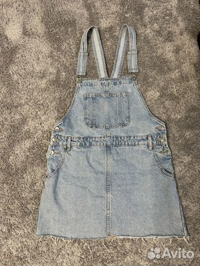 Джинсовый сарафан pull & bear