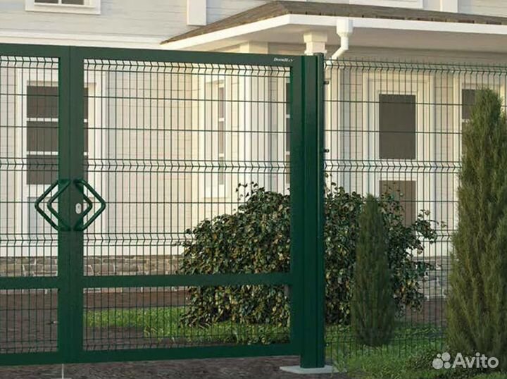 Забор металлический для дома под ключ