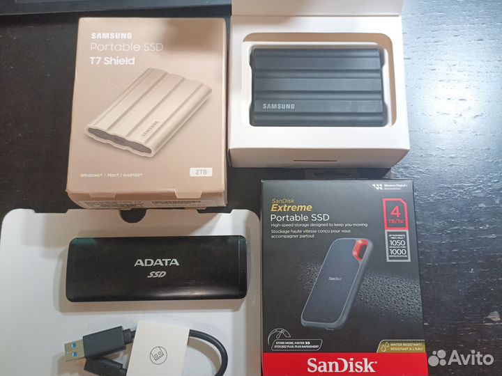 Ssd 1,2,4tb USB 3.2 type-C