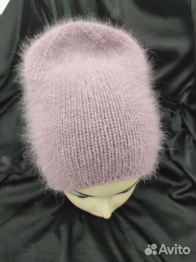Шапка бини из пуха норки