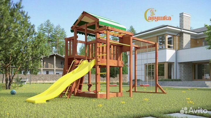 Детская уличная площадка для активных игр