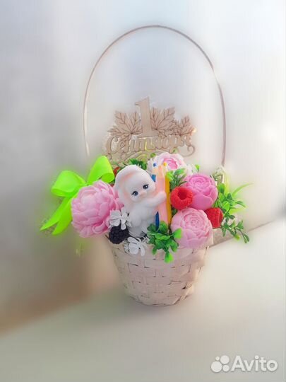 Мыльные букеты к 1 сентября