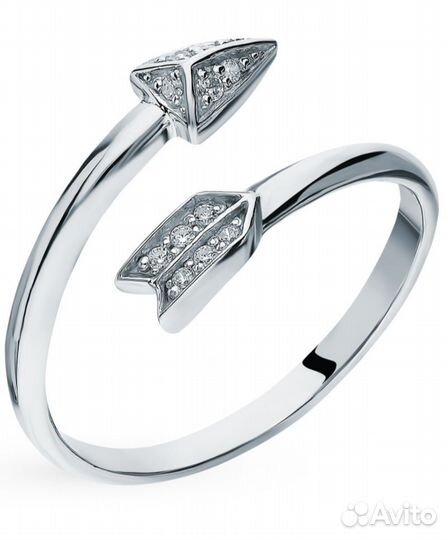 Серебряный комплект браслет с кольцом