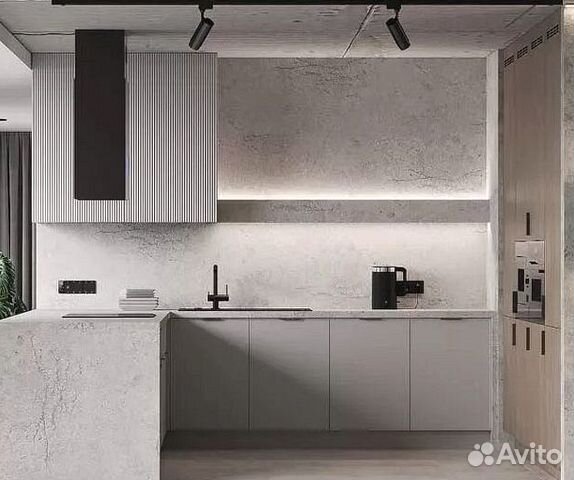 Кухня угловая под потолок