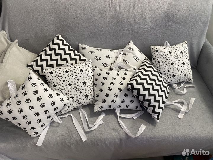 Бортики в детскую кроватку