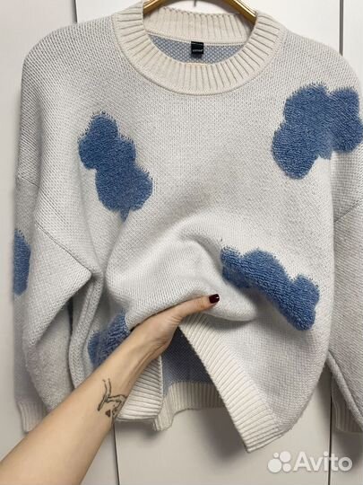 Джемпер / свитер оверсайз женский