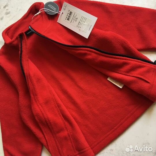 Новая флисовая толстовка для мальчика 80