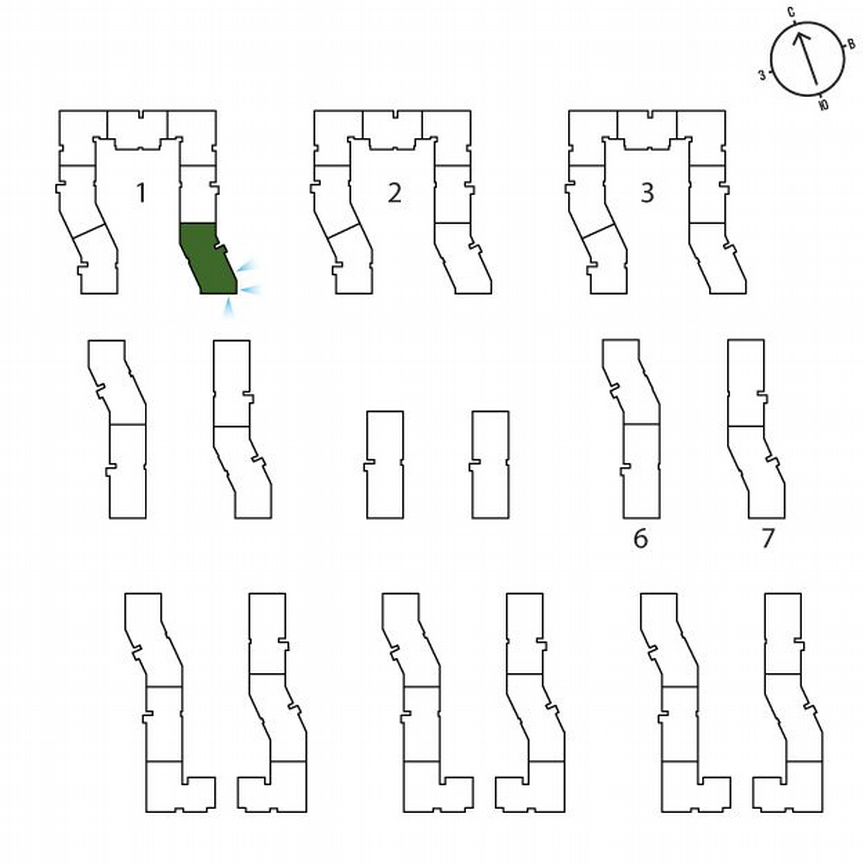 3-к. квартира, 63,3 м², 3/3 эт.