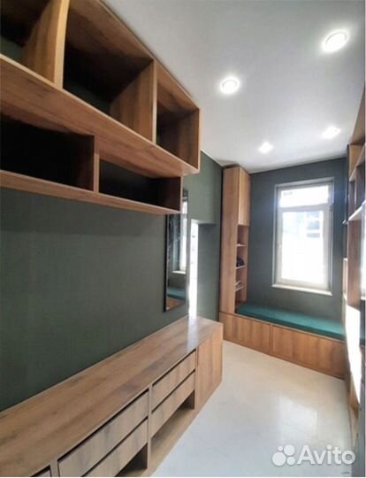 Гардеробная на заказ минимализм