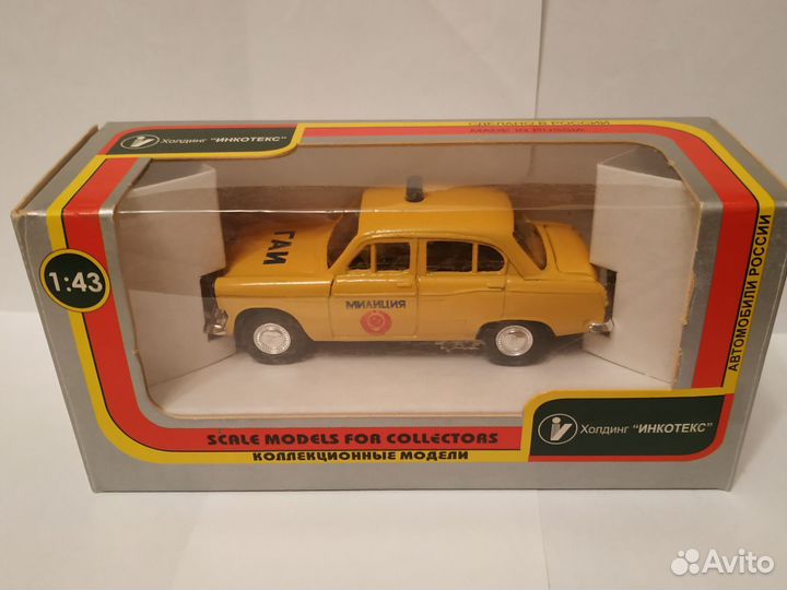 Москвич 403 гаи жёлтый 1/43