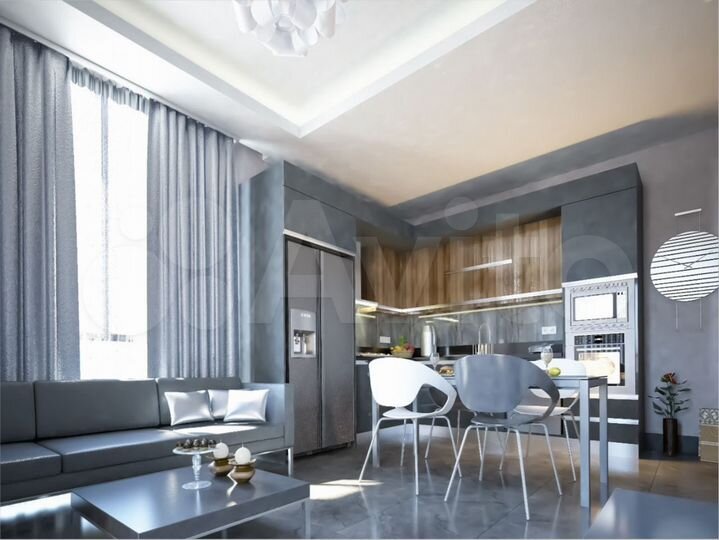 3-к. квартира, 64 м² (Турция)