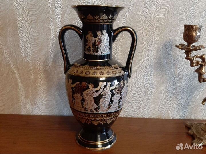 Ваза в греческом стиле. Высота 25 см. Новая