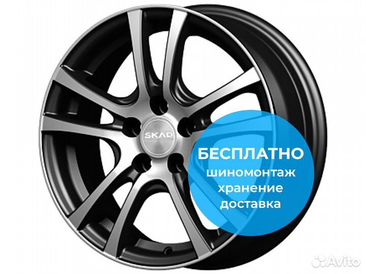 R15 4x100 6J ET40 D60,1 Скад Дели графит