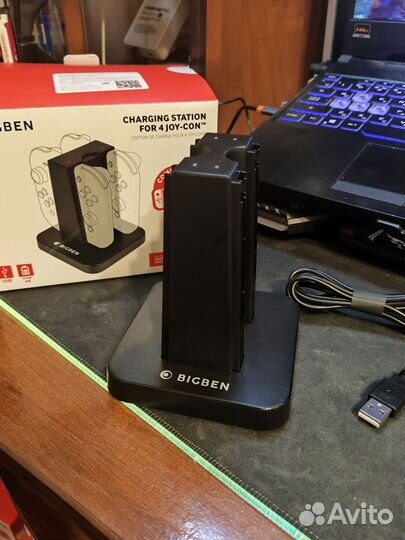 Зарядная станция Bigben Nintendo Switch