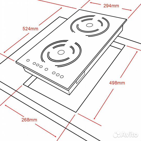 Индукционная варочная панель Ginzzu HCI-241