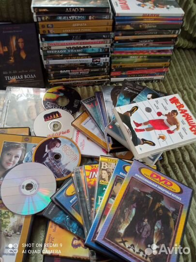 DVD плеер + самбуфер +3 колонки, DVD диски фильмы