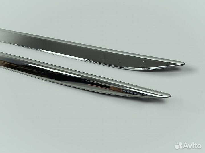 Молдинги на пороги Honda Vezel Хром