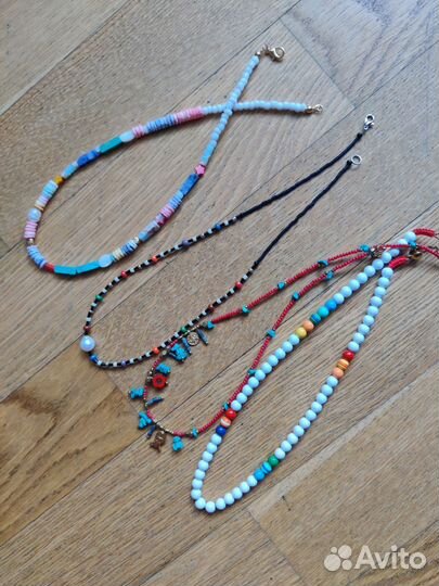 Колье чокер из натуральных камней