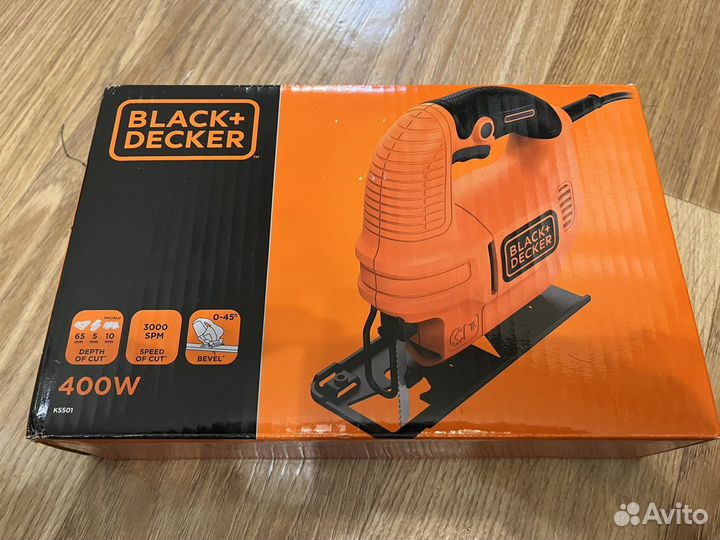 Электро лобзик black+decker. новый