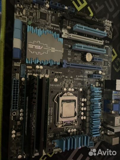 Материнская плата p8z77-v с процессором i7 2600