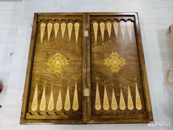 Нарды ручной работы узор