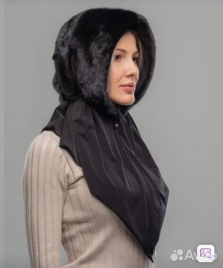 Капор меховой норковый