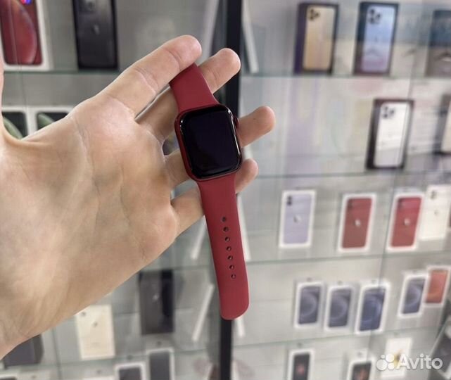 Apple Watch 8 41mm Red Витринные,Рассрочка