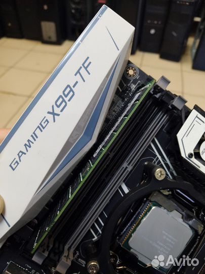 Материнская плата + xeon 2673 + 16gb
