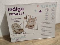 Электрокачели шезлонг indigo fresh