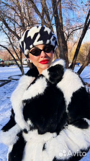 Экслюзивная шуба коровка