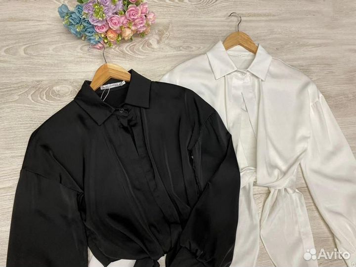 Блузка шелковая женская 2 цвета