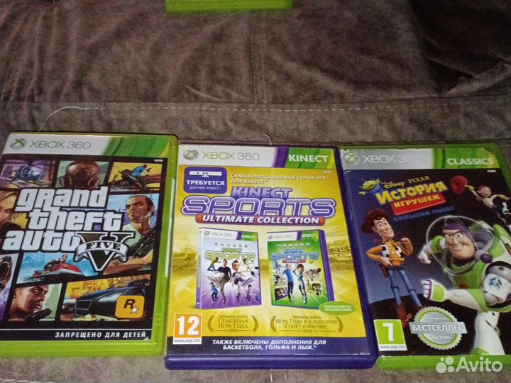 Игры на xbox360.гта 5,kinect sports,история игруше