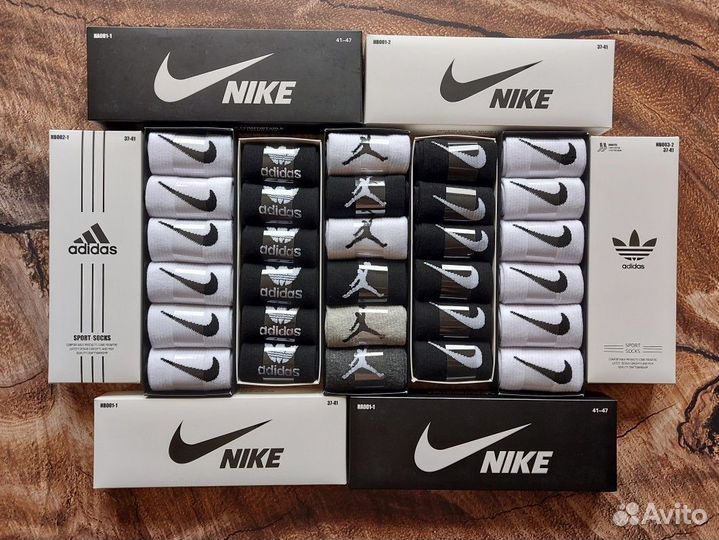 Носки Nike Adidas Lacoste Fila