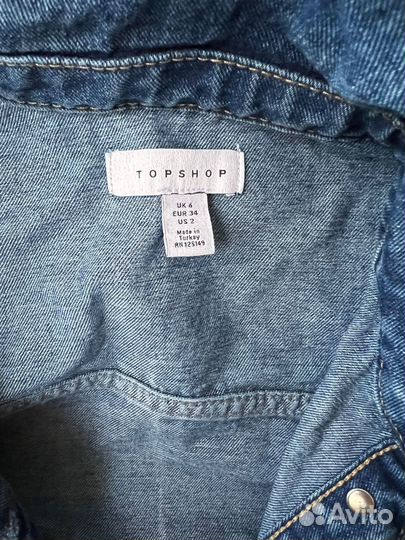 Новый джинсовый комбинезон topshop женский/детский