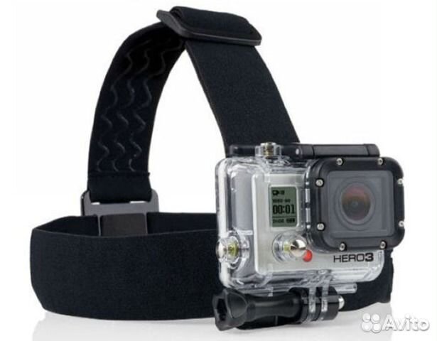 Держатель на голову для камер GoPro и SJ