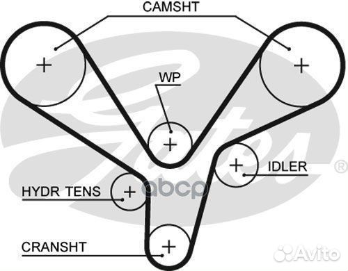 Ремкомплект грм Hyundai Santa Fe 2.7 01-08