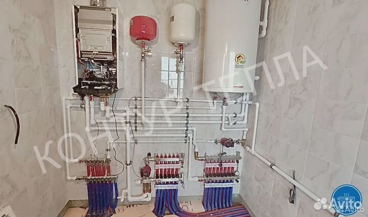 Монтаж котельной, отопление в дом