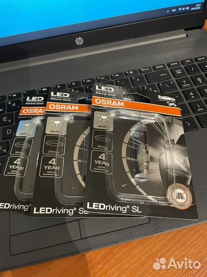 Диодные лампы Osram c5w 31mm