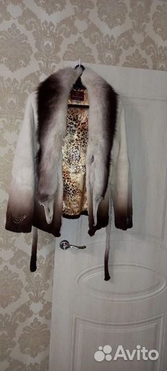 Шуба натуральная кролик
